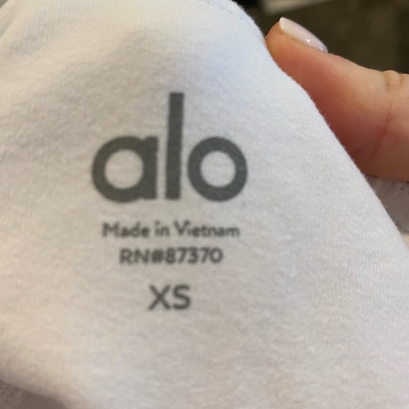 Alo white leggings see through mesh - Picture 3 of 3